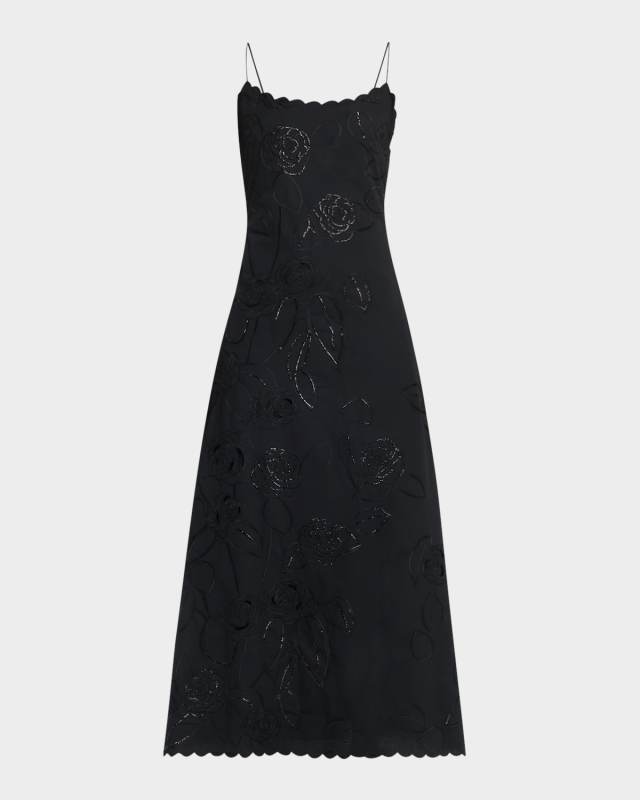 Scallop Broderie Anglaise Dress